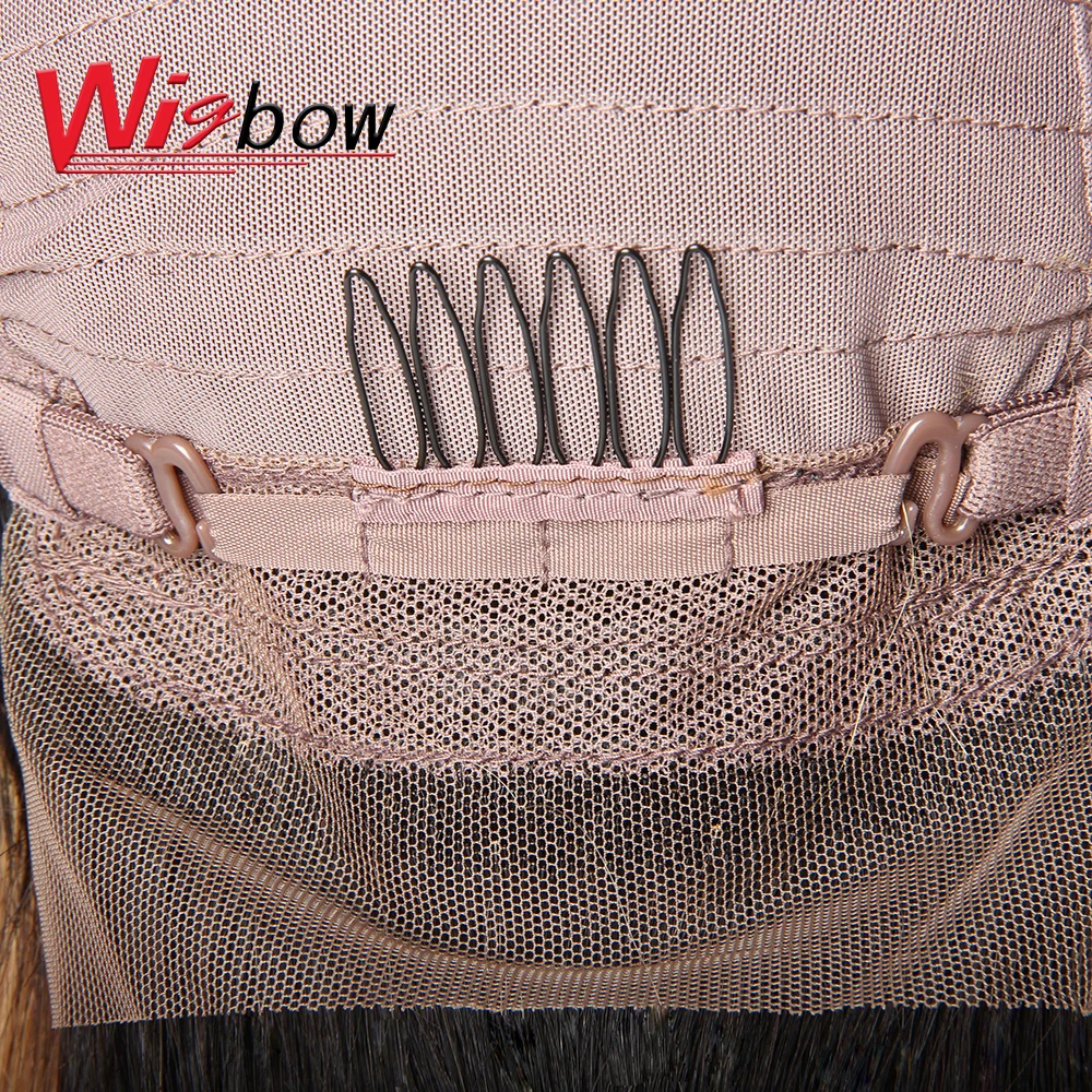 Парики Wigbow OneCut 1B/27 цветов 13х6 короткие передние парики Бразильские прямые