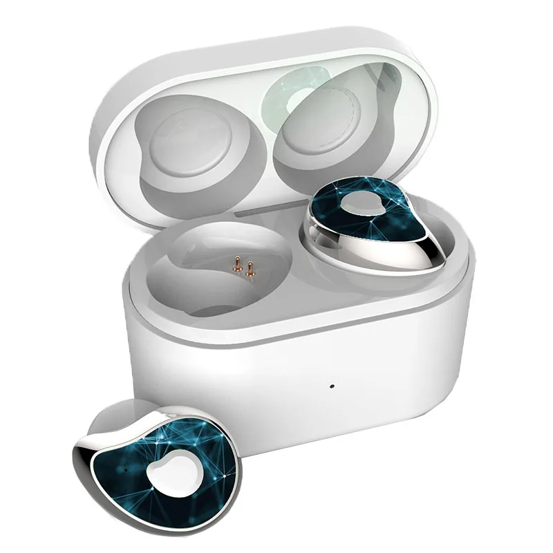 White Starry Huawei беспроводные мини-наушники без задержки, игровая гарнитура, Bluetooth наушники, спортивные IPX5, водонепроницаемые наушники, наушники, зарядная коробка - Цвет: White Starry