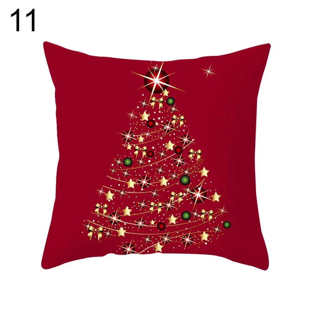 40#45*45 см Merry Christmas Elk Star чехол для подушки, чехол для подушки, для дома, офиса, дивана, стула, домашнего декора