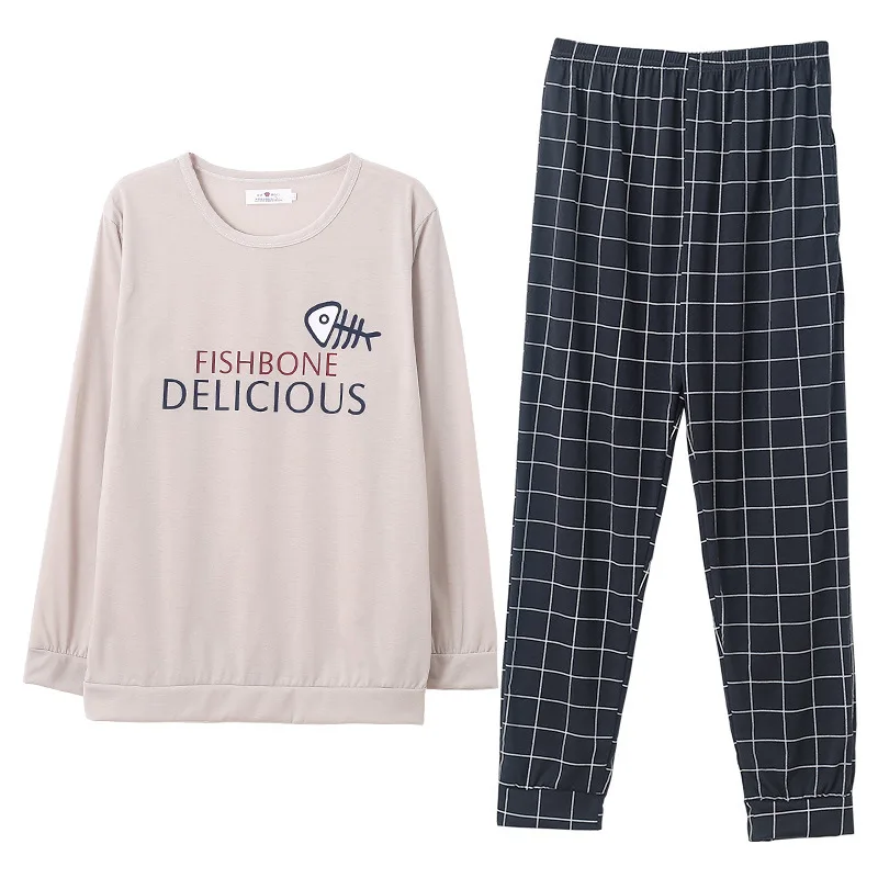 Spring Autumn casual Long-sleeve 100% cotton pyjamas men Stripe pijamas hombre Pullover Sleepwear men homewear pajamas sets male Spring Autumn casual Long-sleeve 100% cotton pyjamas men Stripe pijamas hombre Pullover Sleepwear men homewear pajamas sets male