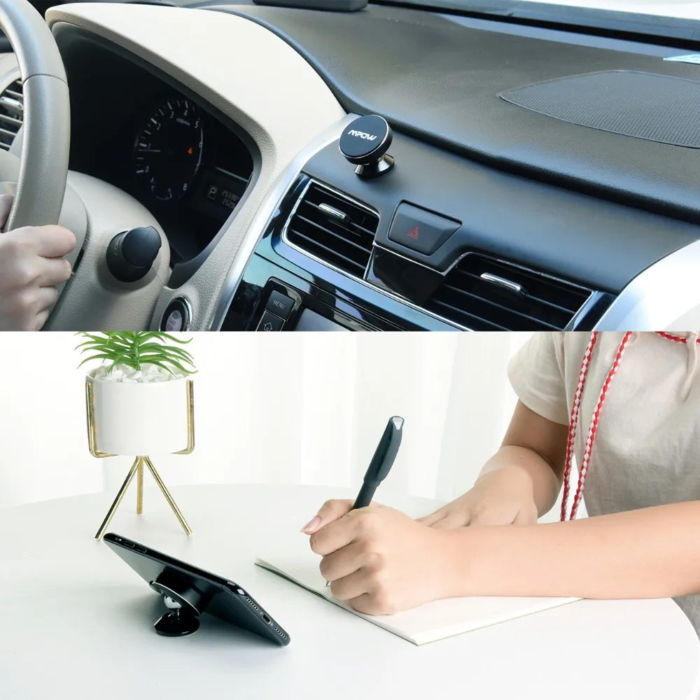 Mpow New Car Phone Holder Magnetic Dashboard Phone Holder Mount Desk Holder Universal Magnetic Cellphone GPS Holder For Car (5)