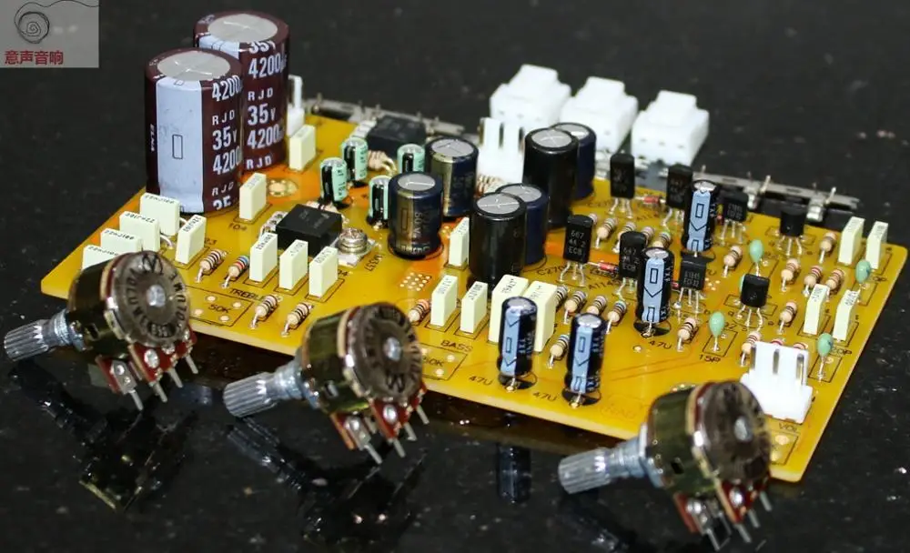 DIY Fully Separation HIFI Tone Preamp Kit Base On UK NAD Preamplifier | Электроника
