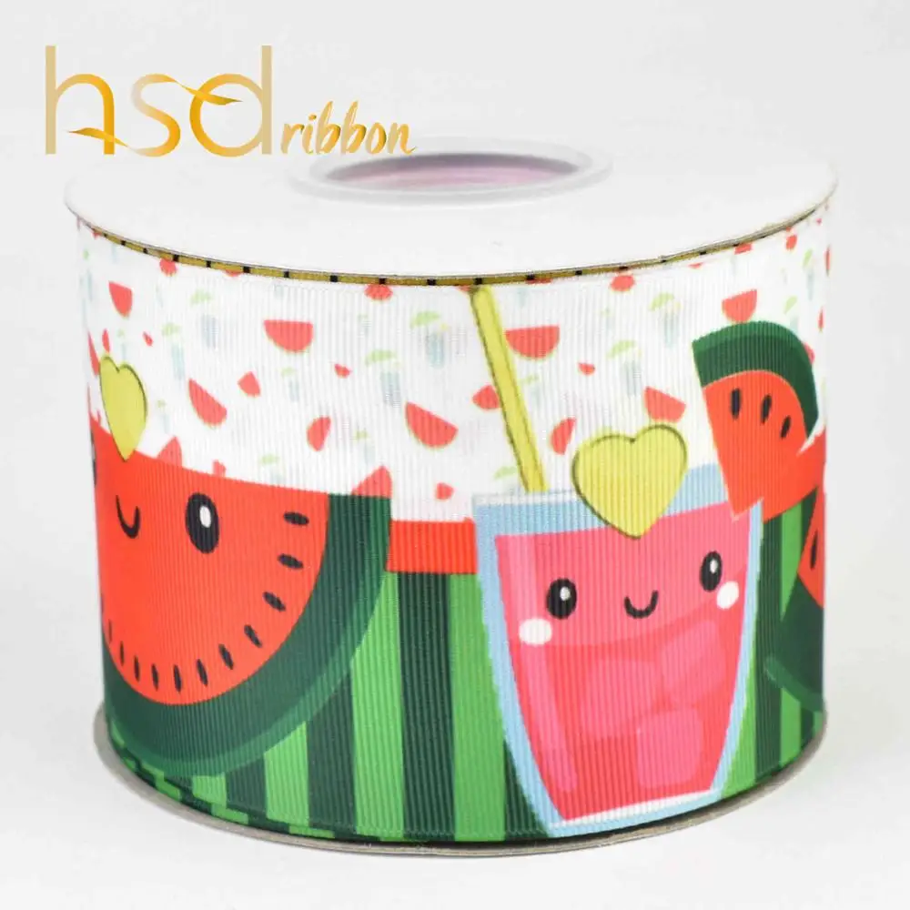HSDCraft " 75 мм Высококачественная теплопередача печатная лента серии Grosgrain - Цвет: 01