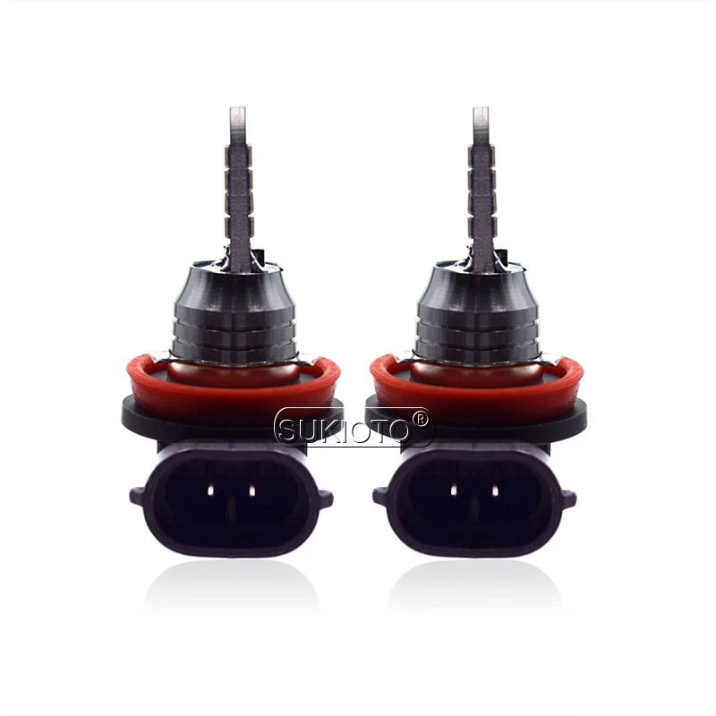 SUKIOTO 2PCS 2020 New Super Bright H4 LED Fog Lamps H7 H8 H11 9005 HB3 9006 HB4 Lemon Green Car Light Fog Running Bulb (7)