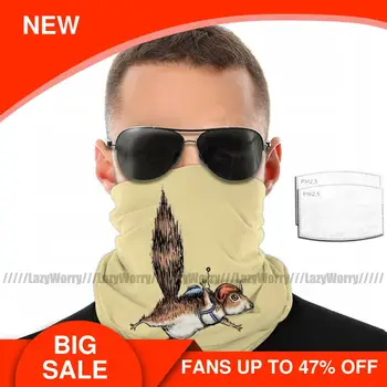 

Squirrel Mouth Face Mask Skydiver Squirrel Facial Mask Nice for Adult Kawai with Filters Mask