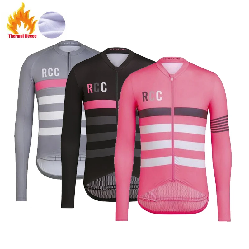 RCC Pro team мужские куртки для велоспорта Зимняя Теплая Флисовая Джерси для велоспорта теплая одежда для горного велосипеда