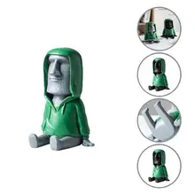 

Stylish Phone Holder Non-slip Art Craft Resin Statues Desktop Ornament Bracket Ornament Phone Holder