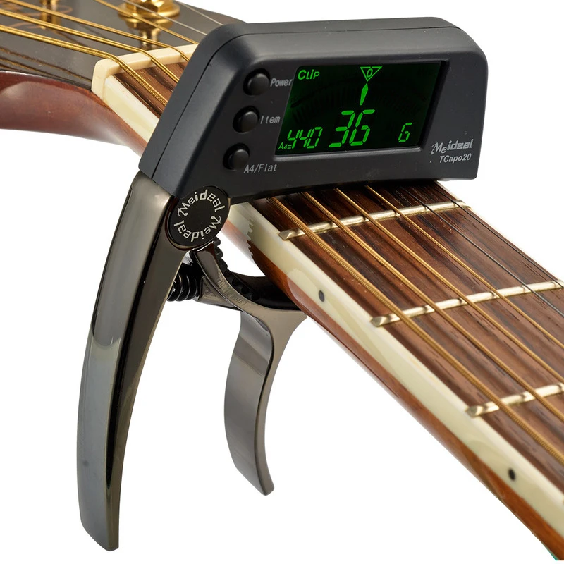 TCapo20 – accordeur de guitare acoustique 2 en 1, en métal, pour