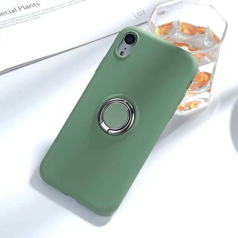 Meachy кольцо держатель цвета ТПУ чехол для huawei P30 20 Pro Lite mate Honor 10 V20 Силиконовый