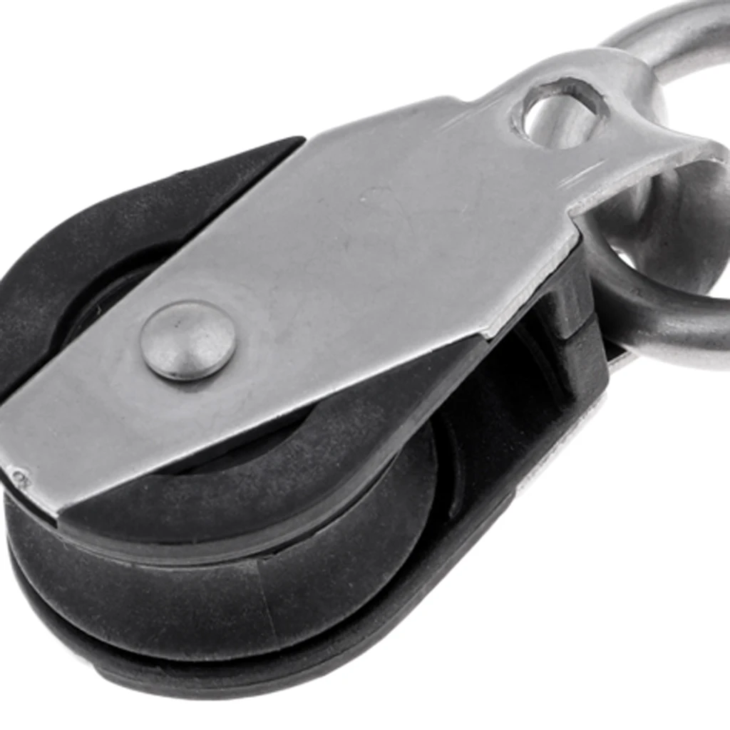 Premium Strong Stainless Steel Kitesurfing Kiteboard Kite Bar Swivel with Pulley Hardware Accessories for Snow Water Kites