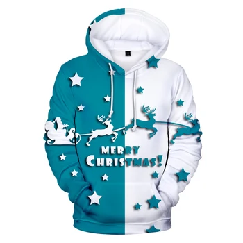 

Christmas 3D Hoodie Santa Giving A Present Print Hoodies Fashion Adult Kids Cute Clothes Men Women Autumn Winter Warm Sweatshirt