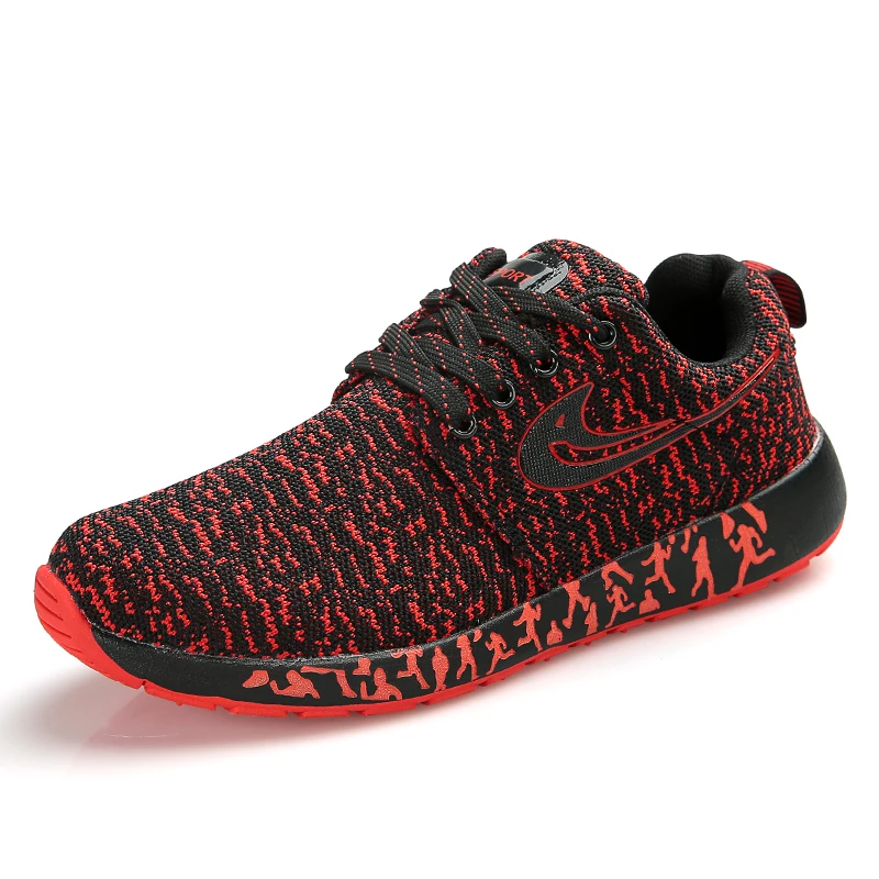 Женские кроссовки; Уличная Повседневная обувь для женщин; классические модные мужские удобные кроссовки на плоской подошве для бега; женская прогулочная обувь; 8 - Цвет: Red
