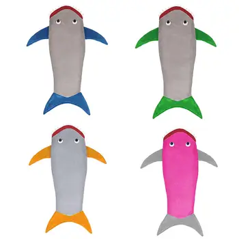 

Cute Children Teenager Blankie Tails Shark Blanket Multicolor color random