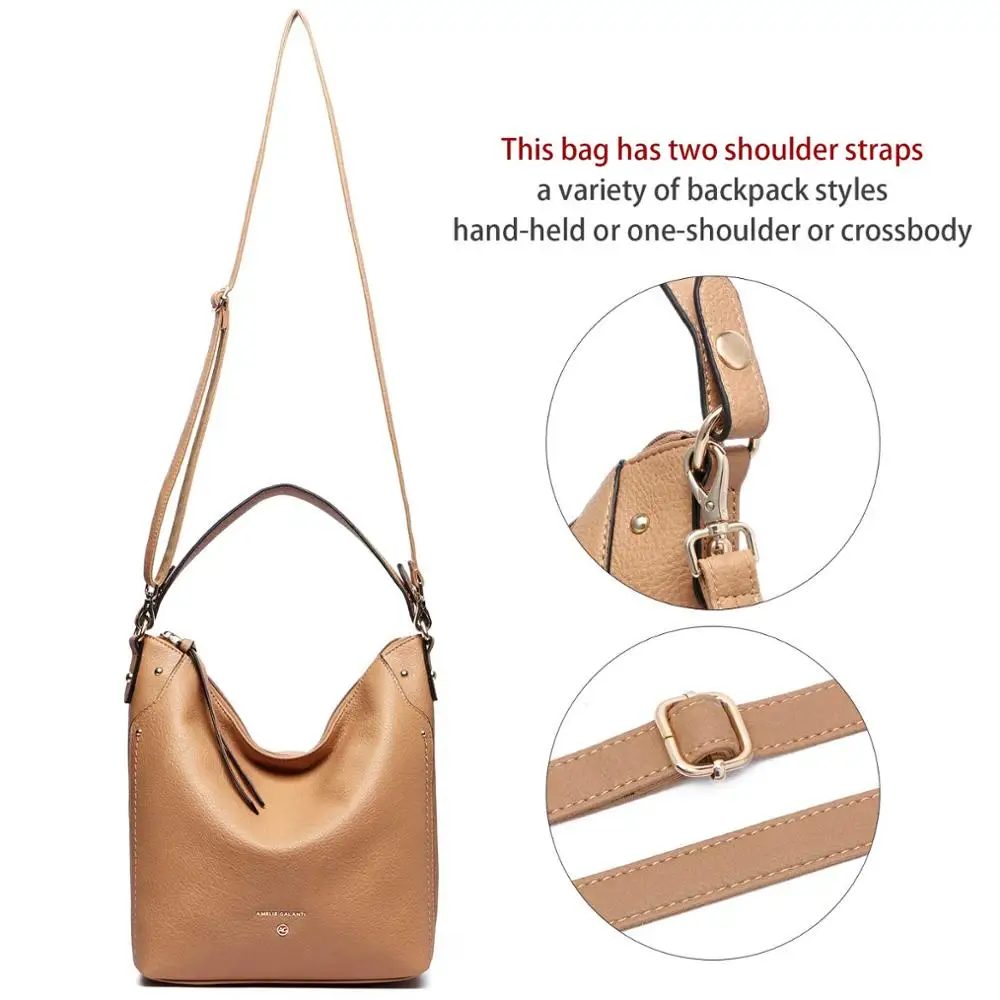 Fashion Lightweight Hobo Handbag Purse for Women, Soft Vegan Leather ...