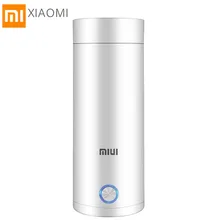 Портативный электрический чайник XIAOMI Mijia MIUI, Термокружка, дорожный кофейный бойлер с контролем температуры, умный термос Портативный электрический чайник XIAOMI Mijia MIUI, Термокружка, дорожный кофейный бойлер с контролем температуры, умный термос
