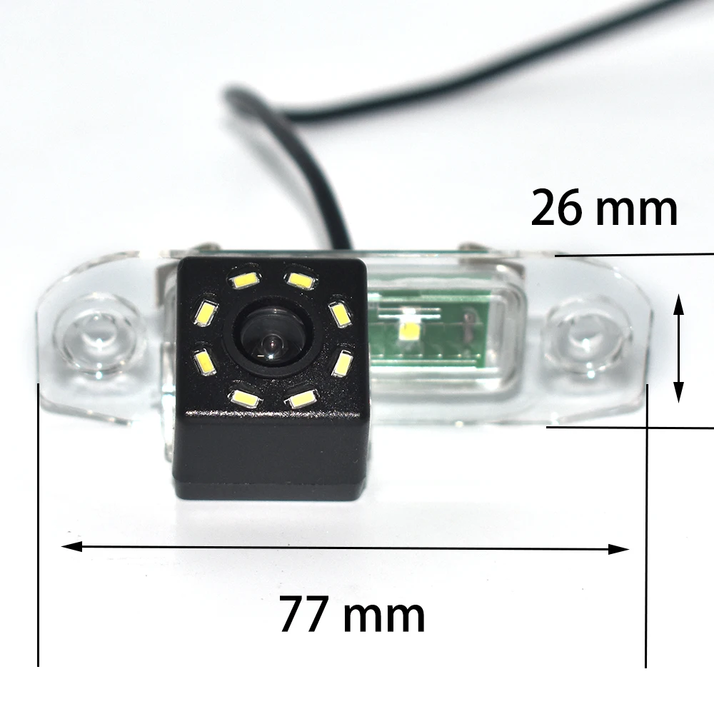 ZJCGO CCD HD камера заднего вида для Volvo S40 S60 C30 C70 XC60 XC70 XC90 седан хэтчбек кабриолет