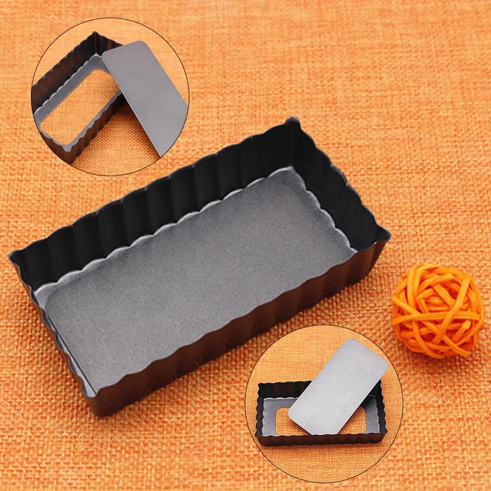 

4-Inch Rectangular Salad Cheese Tool Die Cupcake Mold Diy Hot Sale Stainless Steel Bakeware Tools Baking Tools 1pc Cake Baking