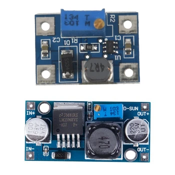 

1pcs 48V Adjustable Step-Down Regulator Module, DC-DC, LM2596HV Input & 1Pcs DC Adjustable Boost Module