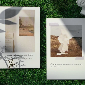 

30pcs Sunlight Filtered Through The Window Style Card As Party Invitation DIY Decoration Gift Card Message Card Postcard