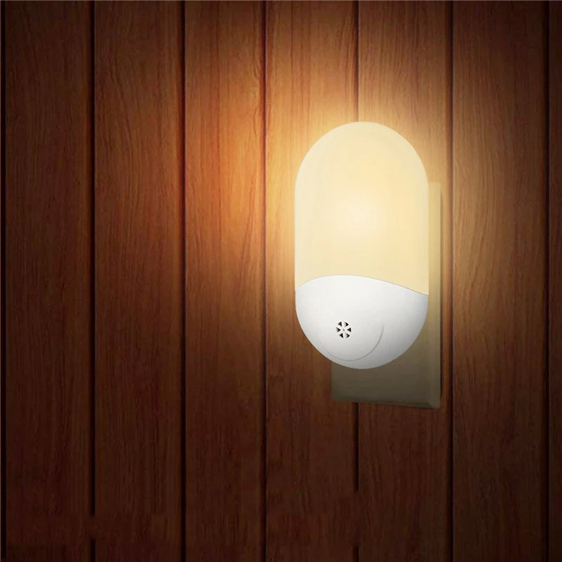 

LED PIR Motion Sensor Smart Night Light for Bathroom Home Lamp Lighting Bulb Warm White EU Plug