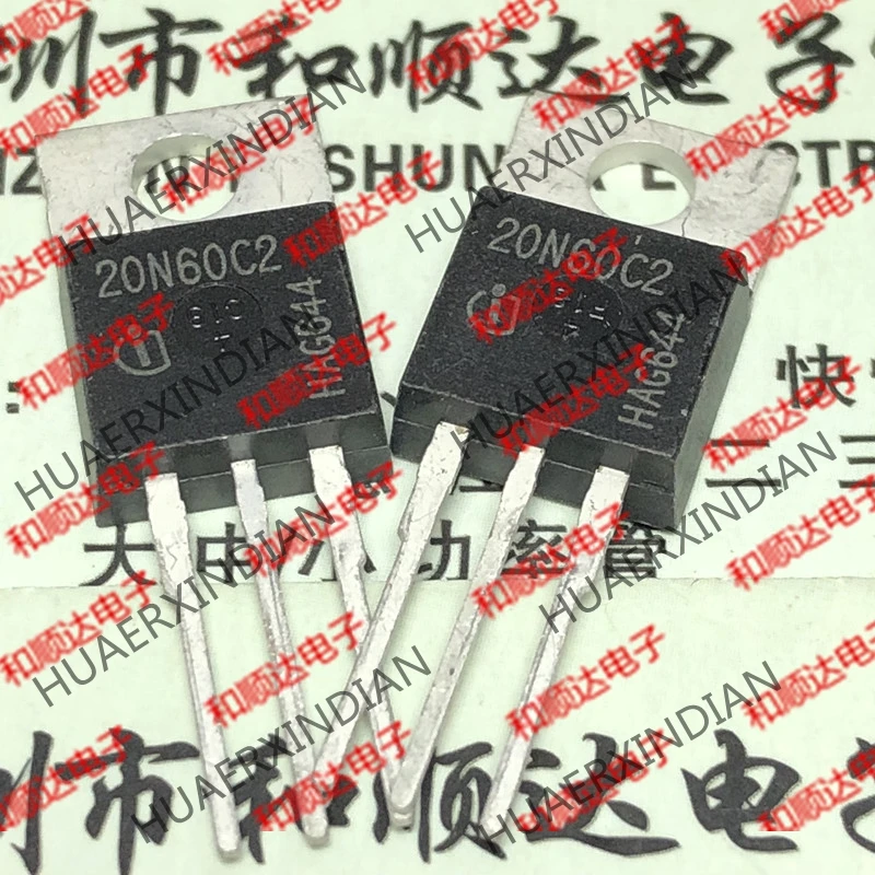 5 шт., новые оригинальные кнопки 20N60C2 SPP20N60C2-220 600V 20A