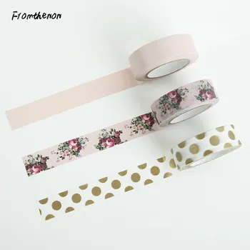 

Rose Series Planner Decorative Sticker Masking Tape Office Accessories Washi Paper Tape School & School Stationery Store
