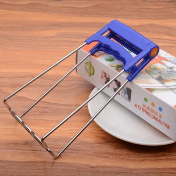 

1PC Folder Kitchen Tools Stainless Steel Bowl Clip Taken Hot-Proof Dishes Bowl Clamp Lifting Device Disk