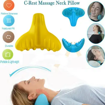 

Authentic C-Rest Neck Massage Neck and Shoulder Correction Pain Relief Pillow Release Tension Comfortable