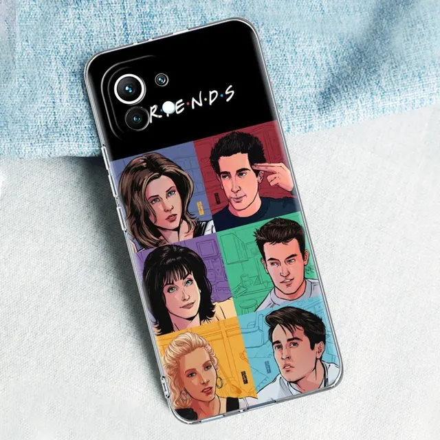 Clear Soft Case For Xiaomi Mi Poco X3 NFC 10T Pro 9T M3 11 Note 10 Lite F3 GT F1 Silicone Phone Cover Friends TV Coffee Fundas PTTM-CLS02