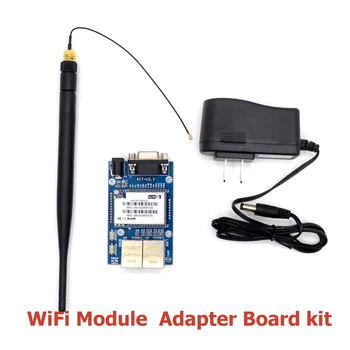 

HLK-RM04 RM04 Uart Serial Port to Ethernet WiFi Wireless Module with Adapter Board Development Kit HLK RM04 Industrial Kit