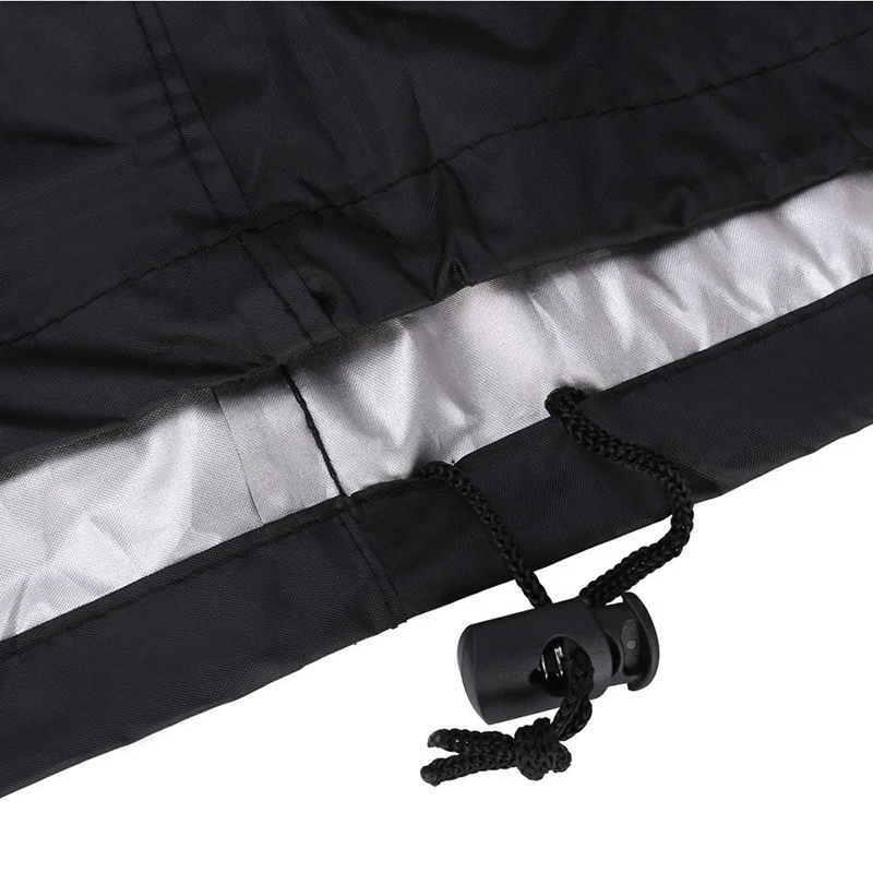 Black Waterproof BBQ Cover Grill Cover Rain Anti Dust Rain Gas Charcoal Electric Barbeque Dust Cover BBQ Accessories