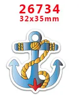 PR-26734 Принадлежности для рукоделия с изображением героев мультфильмов плоские с обратной стороны плоские смолы 30 штук. PR-679-30776 - Цвет: PR-26734