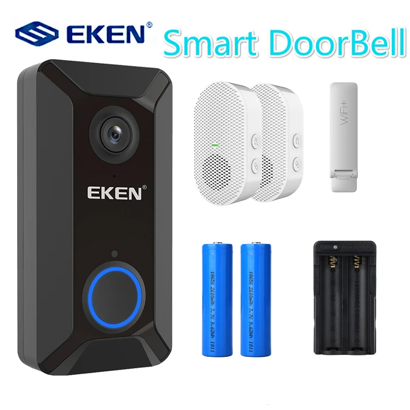 

V6 Smart Wireless 720P wifi video Doorbell camera Cloud storage door bell cam waterproof home security house bell