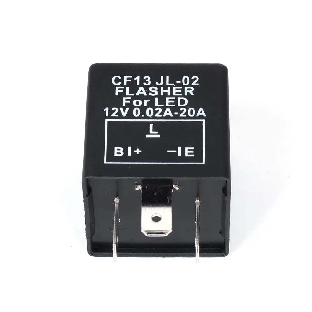 Универсальный 12 В 3 Pin CF13 JL-02 мотоцикл светодиодный импульсное реле Поворотная лампа мигалка Индикатор реле мигалка контроль сигнала