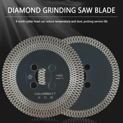 Lâmina de serra circular 115mm diamante circular viu lâminas corte granito pedra porcelana telha cerâmica viu disco fino lâminas serra ferramentas