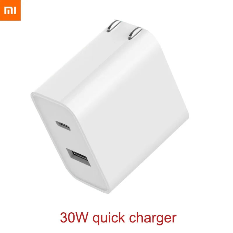 Xiaomi 30W быстрое зарядное устройство USB USB-C/USB-A умный выход PD 2,0 Q-C 3,0 type-C быстрое зарядное устройство для Xiaomi для samsung huawei