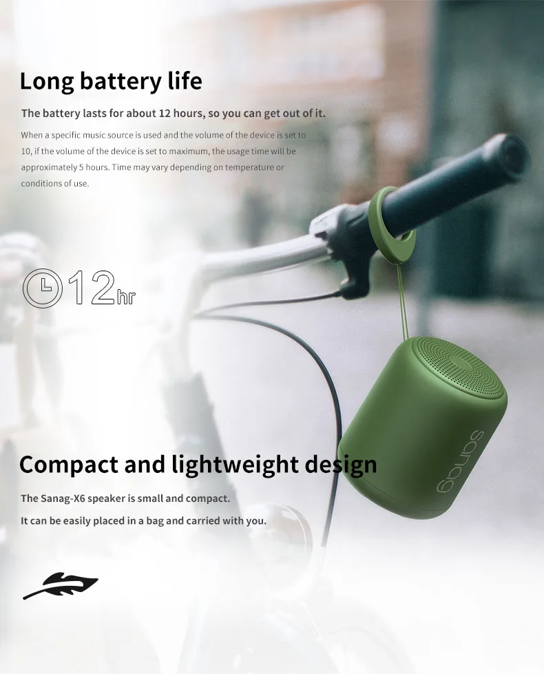 Sanag X6 IPX5 Водонепроницаемый Bluetooth Портативный супер бас беспроводной TF карта музыкальный динамик 3D цифровой звук громкий динамик Handfree MIC