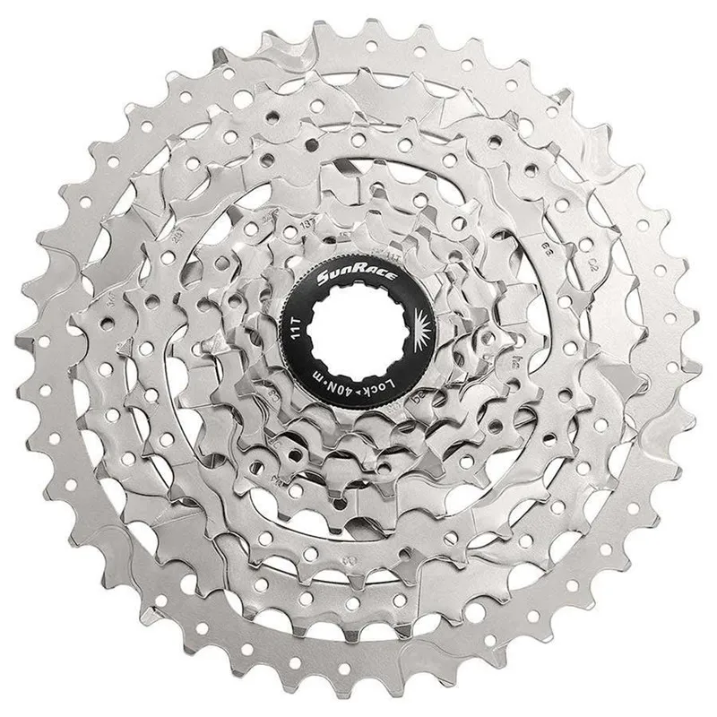 Sunracing CSM680 8 speed 11-40T черная/Серебристая велосипедная кассета fit Shimano SRAM переходник маховика для GS SGS Derailleur хорошего качества