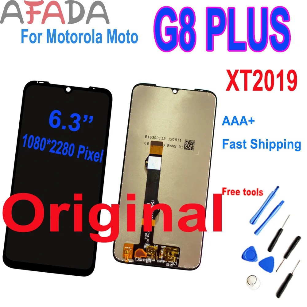 

Original 6.3" LCD For Motorola Moto G8 Plus G8Plus XT2019 XT2019-2 LCD Display Touch Screen Digitizer Assembly Replacement