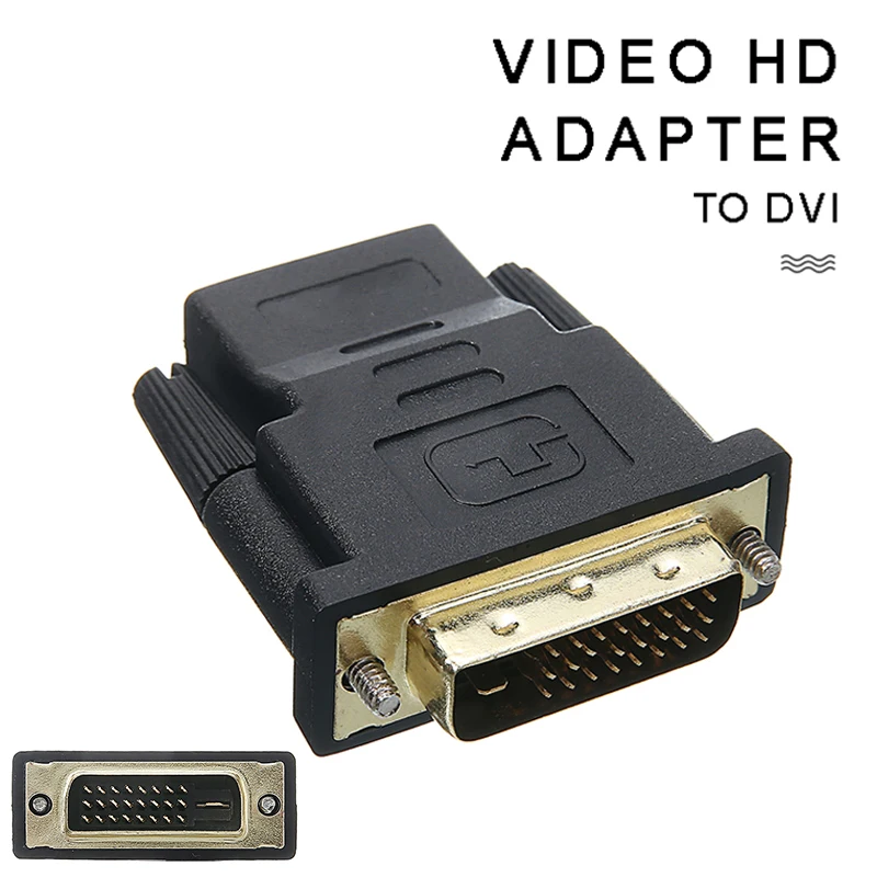 1 шт. DVI-D Dual Link 25 Pin адаптер Папа-мама прочный позолоченный разъем адаптера для HDTV