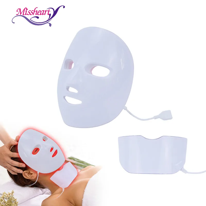 

Led Mask Photon Therapy Mask Treatment Face Neck Skin Rejuvenation Whitening Facial Beauty Daily Skin Care Mask 7 Colors