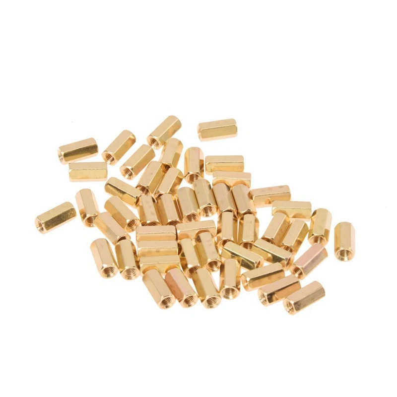 100 Pcs Standoff Hexagonal Spacer: 50 Pcs M3 Male Thread Hex Standoff Hexagonal Spacer& 50 Pcs M3 Male X M3 Female 8Mm Long Hex
