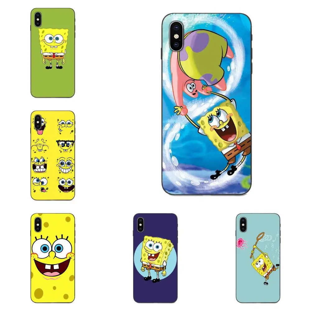 

TPU Cute Case For Huawei Honor 5A 6A 6C 7A 7C 7X 8 8A 8C 8X 9 9X 10 10i 20 Lite Pro Sponge Bob Square Pants