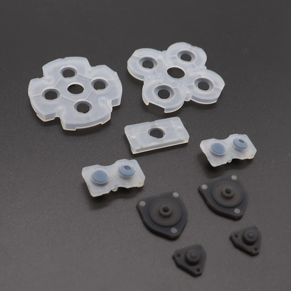 2 комплекта мягкий резиновый силиконовый Кондуктивный клейкая Кнопка Pad