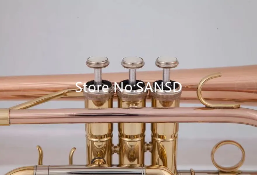 High Quality Bach Bb Tune Cornet Horn Phosphorous Copper Trumpet Professional Musical Instrument With Case Nozzle