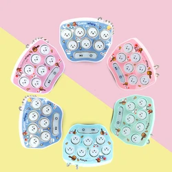 Mini jouet Hamster à main amusant, Machine de jeu porte clés pendentif, jouet électronique de dessin animé mignon, Machine de jeu de décompression 