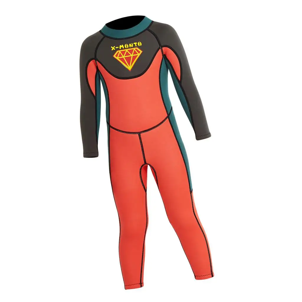 Kids Wetsuit Youth Full Diving Suit Thermal Swimsuit 2.5 mm Neoprene Suit Boys and Girls - Select Sizes S/M/L/XXS/XS