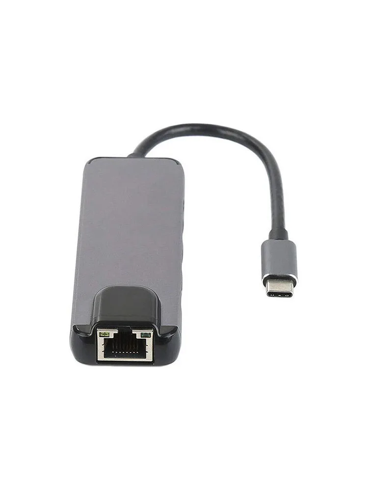 5 в 1 usb type C концентратор Hdmi 4K USB C концентратор к Gigabit Ethernet Rj45 Lan адаптер для Mac book Pro Thunderbolt 3 USB-C зарядное устройство
