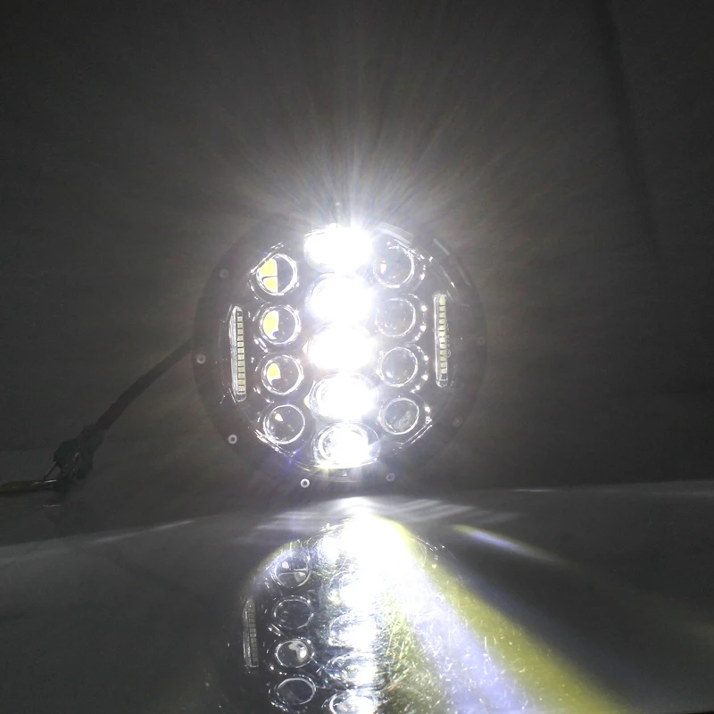 75 Вт фара рабочий свет 13ledx5w высокоинтенсивные превосходные светодиоды для JEEP Wrangler harley мотоцикл с DRL парковочный свет