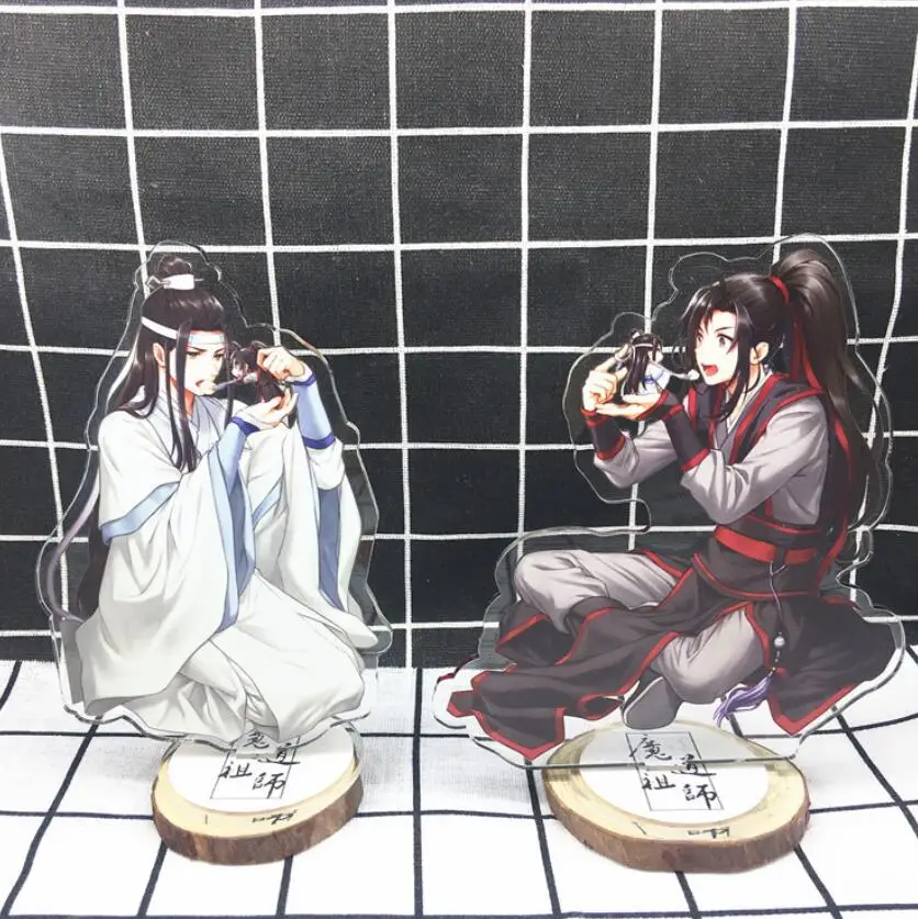 Mo дао ЗУ Shi Wei Wuxian Lan Ван со аниме фигурка на акриловой подставке настольное